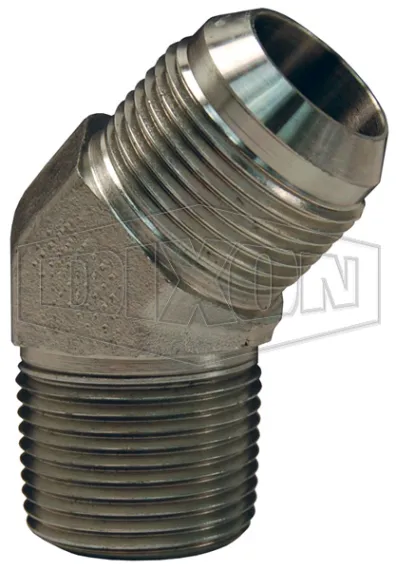 45° Male JIC 37° Flare x Male NPTF Elbow | Dixon